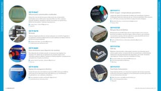 INNOVAR 2019 CONCURSO NACIONAL DE INNOVACIONES144 145
EMPRENDEDORESEINVENTORES
EMPRENDEDORESEINVENTORES
2019-0711
Estich Juegos - rompecabezas geométrico
Juegos de ingenio de materiales durables que reemplazan al plástico.
Contemplan todas las instancias de uso, incluso el guardado. Para usuarios
de 7 a 99 años, se busca reivindicar el juego de mesa analógico.
	Bernardo Rocaman: rocaman.bernardo@gmail.com
	 Buenos Aires
2019-0728
Bloques Boca de Ballena
Bloques para los bordes bajos de las costas linderas a ríos. Como la
boca de una ballena, escurren el agua y filtran el barro, que comienza
a acumularse, secarse y formar parte de la costa elevándola de forma
natural y gradual y evitando inundaciones.
	José Luis Mastrolorenzo: bloquesbocadeballena@gmail.com
	 Santa Fe
2019-0736
Skill Up
Mediante interactividad y videojuegos, permite a las empresas que lo
utilizan poder evaluar competencias de sus postulantes y colaboradores,
obteniendo más espontaneidad de respuestas y, por ende, resultados
más objetivos. Produce informes inmediatos en línea.
	Facundo Corfield: facundocorfield@hotmail.com
	Club de Emprendedores Mendoza
	Mendoza
2019-0737
Farol Solar Astronómico
Tiene baterías de litio y un mecanismo seguidor del sol para maximizar
la eficiencia del panel y asegurar su funcionamiento durante todo el año
con las dimensiones mínimas.
	Pablo Terranova: ventas@ecoterraenergias.com
	Eco Terra Energías Renovables
	Neuquén
2019-0667
Silicona para contramoldes reutilizable
Desarrollo local de silicona para la fabricación de contramoldes
reutilizables para la fabricación de piezas (fibra de vidrio, carbono,
aramida, etcétera), mediante la infusión de resinas con ayuda de un
diferencial de presión. Sustituye importaciones.
	Cristian Danni: cdanni91@gmail.com
	 Santa Fe
2019-0678
BirraLab
Sistema integral para fabricar cerveza artesanal, en el ámbito hogareño o
en pequeños comercios gastronómicos, para satisfacer el objetivo de una
producción propia artesanal.
	Gonzalo Kaiser Rojo: gon.kaiser@gmail.com
	 Ciudad Autónoma de Buenos Aires
2019-0684
Foco electrónico para deportes de contacto
Para deportes de combate, escudo con sensores que registran los
impactos. Por medio de una aplicación se visualizan datos como
velocidad, potencia, reflejos y resistencia. Realiza estudios, comparaciones,
competencias. Simple y económico.
	Leandro Daniel Cecchetto: slelectrion@gmail.com
	 San Luis
2019-0696
Equipo de emergencia eléctrica
Equipo de aviso de corte eléctrico que envía SMS y llama por teléfono
para avisar de la interrupción del corte eléctrico y su normalización.
Es aplicable en uso industrial y doméstico.
	Paulo Sebastián González: paukosg2013@gmail.com
	 Ciudad Autónoma de Buenos Aires
 