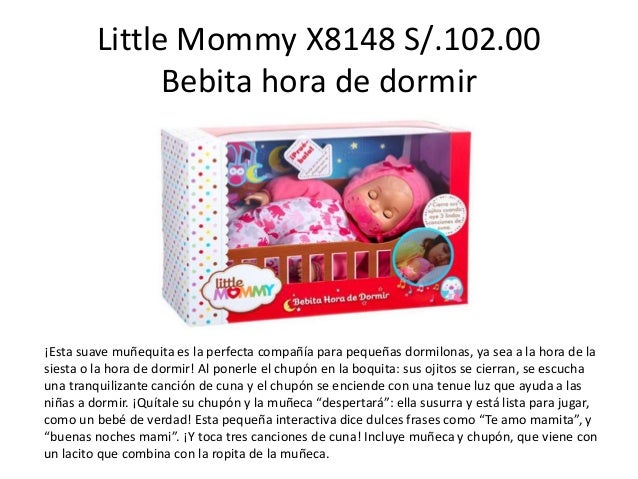 little mommy bebita hora de dormir
