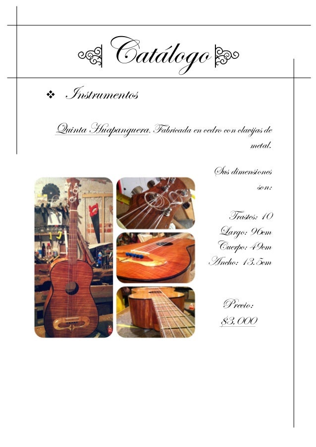 Catalogo de Instrumentos Tradicionales Veracruzanos