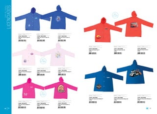 68 69
13479 / BCCA33P
Capa de Chuva Princesas P
12/48
13480 / BCCA33M
Capa de Chuva Princesas M
12/48
13481 / BCCA33G
Capa de Chuva Princesas G
12/48
13476 / BCCA24P
Capa de Chuva Cars P
12/48
13477 / BCCA24M
Capa de Chuva Cars M
12/48
13478 / BCCA24G
Capa de Chuva Cars G
12/48
14440 / BCCA57P
Capa de Chuva Barbie P
12/48
14441 / BCCA57M
Capa de Chuva Barbie M
12/48
14445 / BCCA57G
Capa de Chuva Barbie G
12/48
14442 / BCCA58P
Capa de Chuva Hot Wheels P
12/48
14443 / BCCA58M
Capa de Chuva Hot Wheels M
12/48
14444 / BCCA58G
Capa de Chuva Hot Wheels G
12/48
Tamanho : P Tecido : PVC 0,13
Tamanho : P Tecido : PVC 0,13
Tamanho : M Tecido : PVC 0,13 Tamanho : G Tecido : PVC 0,13
Tamanho : G Tecido : PVC 0,13Tamanho : M Tecido : PVC 0,13
Tamanho : P Tecido : PVC 0,13 Tamanho : M Tecido : PVC 0,13 Tamanho : G Tecido : PVC 0,13
Tamanho : M Tecido : PVC 0,13 Tamanho : M Tecido : PVC 0,13 Tamanho : G Tecido : PVC 0,13
17245 / BCCA70P
Capa de Chuva Frozen P
12/48
Tamanho : P Tecido : PVC 0,13
17246 / BCCA70M
Capa de Chuva Frozen M
12/48
Tamanho : M Tecido : PVC 0,13
17247 / BCCA70G
Capa de Chuva Frozen G
12/48
Tamanho : G Tecido : PVC 0,13
LANCAMENTO
LANCAMENTOS
TODOS OS PRODUTOS
DESTA PAGINA SAO˜
NOVA
ESTAMPA
LANCAMENTO
LANCAMENTOS
TODOS OS PRODUTOS
DESTA PAGINA SAO˜
NOVA
ESTAMPA
LANCAMENTO
LANCAMENTOS
TODOS OS PRODUTOS
DESTA PAGINA SAO˜
NOVA
ESTAMPA
 