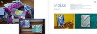 MOLSK
R$ 60
Formato: A5 - 14,8 cm x 21cm
Capa: Impressão em PANTONE com laminação fosca
Miolo Liso: Papel Pólen Creme 90g
Volume: 96 folhas/192 páginas
Acabamento: Costura Hot Melt, cantos retos refilados
Elástico e fita marcado
MOD.1 MOD.2
 