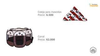 11
Cobija para mascotas
Precio: 6.500
Corral
Precio: 62.000
 