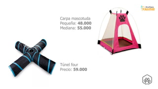 12
Carpa mascotuda
Pequeña: 48.000
Mediana: 55.000
Túnel four
Precio: 59.000
 
