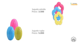40
Juguete estrella
Precio: 3.500
Juguete rugby
Precio: 5.000
 