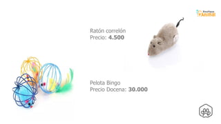 Ratón correlón
Precio: 4.500
Pelota Bingo
Precio Docena: 30.000
 