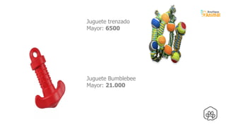 Juguete trenzado
Mayor: 6500
Juguete Bumblebee
Mayor: 21.000
 