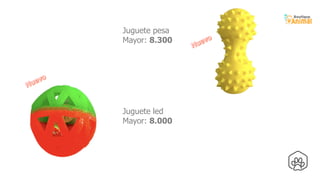 Juguete pesa
Mayor: 8.300
Juguete led
Mayor: 8.000
 