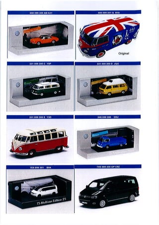 Catalogo Miniaturas VW Furgo
