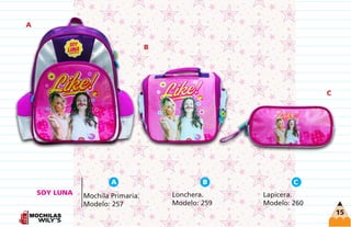 Catalogo mochilas bts 2018 compressed