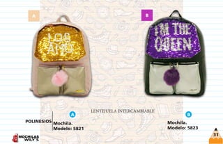 Catalogo mochilas bts 2018