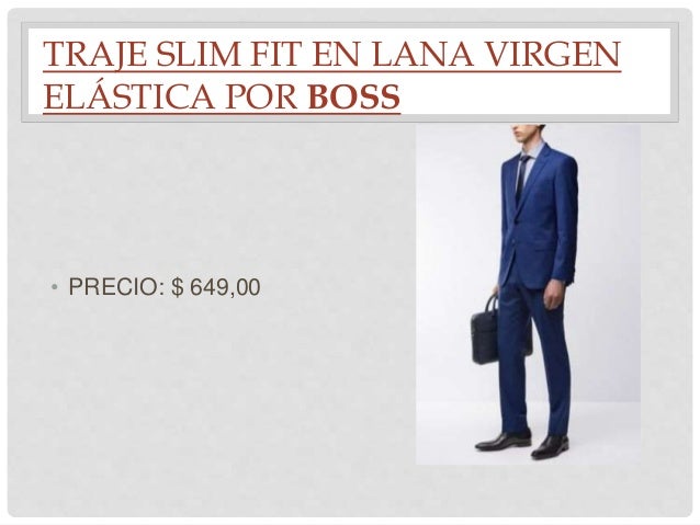 Catalogo de ternos para hombre