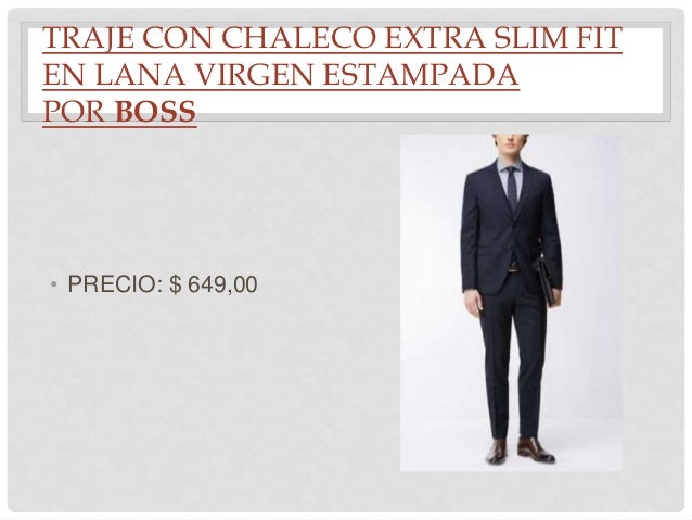 Catalogo de ternos para hombre