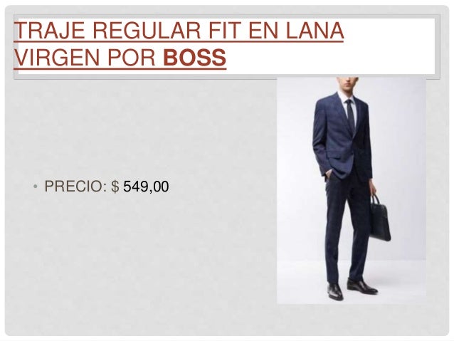 Catalogo de ternos para hombre