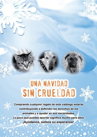 Catálogo "Por una Navidad y un mundo sin crueldad"