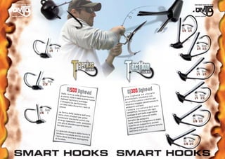 Oz. Hook
                                                                                                                   3/8 3/0



                                                                                                                                 Oz. Hook
       Oz. Hook                                                                                                                  3/8 2/0
       1/8 1




                                                                                                                                 Oz. Hook
                                                                                                                                 1/4 3/0

  Oz. Hook
  3/32 1
                                                                                               d
                         OJ500 Jighea
                    Dalla ric
                              erca sull            d            OJ300 Jighea     d ad e
                                                                                             levate
                                                                                                                               Oz. Hook
                   a wacky
                             style è n
                                        e presen
                                                  tazioni   Una     jighea            d iat a c o
                                                                                                  n
                   jighead            ata ques                           io n i, s t u id ot t o p e r                         1/4 2/0
                            tecnica e           ta nuova    p re s t a z              o  r
                  Il disegn             antialga                        il o c o n ic             zione in
                            o ha perf             .         un p ro f                  penetra
                 un’idea n             ezionato                            maggior
                             ata dura                        ottenere
                                       nte i tes                            estremi.             e ll ’a m o
                 pesca.                          t di        ambienti                at u ra d
Oz. Hook                                                      L’ a m p  ia c u r v            con ogn
                                                                                                         i
                                                                                 innesco
1/16 1           La forma
                             della tes                        sem    pliﬁca l’           its e permette
                                       ta e dell’a                          di soft ba                   o
                 sono sta
                           ti studia               mo          tipologia                     rali molt
                innescare            ti per po                       sentaz     ioni natu
                             sia esch          ter             pre
                                                                            i da ese
                                                                                        guire.             tato               Oz. Hook
                di largo               e sottili
                                                 che            semplic                        teno è s                       3/16 3/0
                         spessore                                                  in tungs
               che più s
                          i desidera
                                     nelle po
                                               sizioni           Su  lla testa            orto  in acciaio
                                      ,garante                                un supp                       nuta
               ferrate s
                         icure.                  ndo             inserito                      ottima te
                                                                                  tisce un
                                                                  ch  e garan               o.
              Lo specia                                                       a sull’am
                          le disegn                               dell’esc
              rendono               o della te
                        micidiale              sta la
             l’esca de             anche qu
                       ve lavora              ando
             al fonda             re appog
                      le.                    giata
                                                                                                                    Oz. Hook
                                                                                                                    3/16 2/0
 