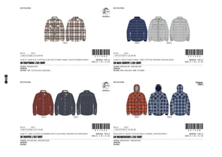 CODE
SLIM FIT, STRUCTURED STRIPE, 100% COTTON, ENZYME VINTAGE WASH
1-OCT-13/15-OCT-13 !351302!351302
MATERIAL: 100% CO
SIZES: XS - S - M - L - XL - XXL
LM BACK COUNTRY L/SLV SHIRT
COLOUR: 5900 BLUE AOP - 8900 GREYAOP
ARTWORK:
PATTERN: 5900: 5045/5056 - 8900: 1013/8002
5900 B 8900 A
RECTIFICATION:
€ 69,95
CODE
SLIM FIT, YARN DYE, COTTON SLUB STRUCTURED FABRIC, WHITE PIGMENT WASH
1-AUG-13/15-AUG-13 !351300!351300
MATERIAL: 100% CO
SIZES: XS - S - M - L - XL - XXL
LM CRAFTSMAN L/SLV SHIRT
COLOUR: 1900 WHITE AOP
ARTWORK:
PATTERN: 1900: 1013/2516/3251/5045/5056
1900 A
€ 69,95
RECTIFICATION:
CODE
SLIM FIT, 100% COTTON CHAMBRAY WITH SLUB YARN, ENZYME SOFTNER WASH
1-AUG-13/15-AUG-13 !351304!351304
MATERIAL: 100% CO
SIZES: XS - S - M - L - XL - XXL
LM SHAPERS L/SLV SHIRT
COLOUR: 3031 RUST RED - 5045 DUSTY BLUE
ARTWORK:
PATTERN:
3031 A 5045 C
RECTIFICATION:
€ 75,95
CODE
REGULAR FIT, HEAVY COTTON TWILL FLANNEL, VINTAGE WASH
1-SEP-13/15-SEP-13 !351308!351308
MATERIAL: 100% CO
SIZES: XS - S - M - L - XL - XXL
LM DREAMCRUSHER L/SLV SHIRT
COLOUR: 3900 RED AOP - 5900 BLUE AOP
ARTWORK:
PATTERN:
3900 A 5900 B
RECTIFICATION:
€ 85,95
20
9103622 9103623
 