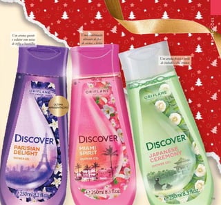 135
PROMOÇÕES
Um aroma quente
e sedutor com notas
de toffee e baunilha
Uma combinação
vibrante de ﬂor
de cornus e líchia
Um aroma fresco e verde
de tsubaki e chá branco
ቤ
ብ
ቦ
ÚLTIMA
APRESENTAÇÃO
 