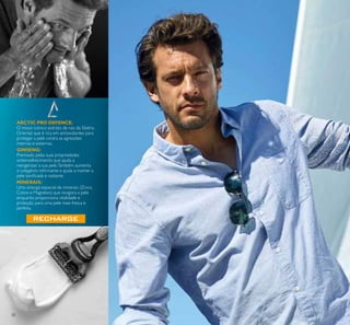 30
ARCTIC PRO DEFENCE:
O nosso icónico extrato de raiz da Sibéria
Oriental, que é rica em antioxidantes para
proteger a pele contra as agressões
internas e externas.
GINSENG:
Premiado pelas suas propriedades
antienvelhecimento que ajuda a
reergenizar a sua pele.Também aumenta
o colagénio reﬁrmante e ajuda a manter a
pele toniﬁcada e radiante.
MINERAIS:
Uma sinergia especial de minerais (Zinco,
Cobre e Magnésio) que revigora a pele
enquanto proporciona vitalidade e
proteção, para uma pele mais fresca e
perfeita.
 