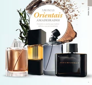 71
PARAELE
Encontre o aroma que melhor
deine a sua personalidade
AROMAS
Orientais
AMADEIRADOS
ባ
ቤ
ብ
ቢ
 