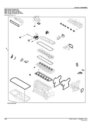 20 Motor 6068HBM01
9901 Engine Gasket Kit
9901 Kit de joints moteur
9901 Kit de Juntas do Motor
9901 Juego de juntas de motor
RE527832PCDA01 A.1
140 7225J Tractor PC8506P (D.1)
ST628244(A.2)
 
