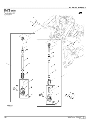 070 SISTEMA HIDRAULICO
Lift Links
Bielles de relevage
Braços de Elevação
Tensores laterales
PUBM2009 A.1
466 7225J Tractor PC8506P (D.1)
ST772780(A.3)
 