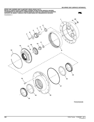 080 MFWD EIXO (SERVICO INTENSIVO)
MFWD HUB CARRIER AND PLANETARY DRIVE (HEAVY DUTY)
MOYEU ET REDUCTEUR PLANETAIRE D?ESSIEU AV.MOT(POUR SERVICE SEVERE)
ACIONAMENTO PLANETARIO E CARREGADOR DO CUBO DA TDM (SERVICO PESADO)
SOPORTE DE BRIDA Y REDUCC.POR PLANETARIOS DE FWD(SERVICIO SEVERO)
RXA0092938 A.1
520 7225J Tractor PC8506P (D.1)
ST343920(B.3)
 