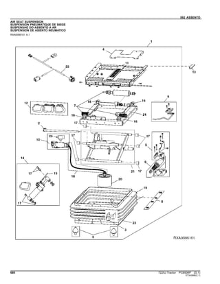 092 ASSENTO
AIR SEAT SUSPENSION
SUSPENSION PNEUMATIQUE DE SIEGE
SUSPENSAO DO ASSENTO A AR
SUSPENSION DE ASIENTO NEUMATICO
RXA0086161 A.1
680 7225J Tractor PC8506P (D.1)
ST343996(C.1)
 