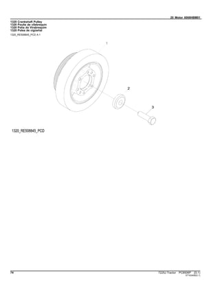 20 Motor 6068HBM01
1320 Crankshaft Pulley
1320 Poulie de vilebrequin
1320 Polia do Virabrequim
1320 Polea de cigüeñal
1320_RE508845_PCD A.1
74 7225J Tractor PC8506P (D.1)
ST163408(D.1)
 