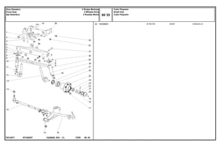 EF34Z007
T0214071
42 183086M1 4 BUSH CASQUILLO
BUCHA
C026502 E03 12/05
(1)
Cubo Pequeno
Small Hub
Cubo Pequeño
60 35
2 Rodas Motrizes
2 Wheels Drive
2 Ruedas Motriz
Eixo Dianteiro
Front Axle
Eje Delantero
60 35
-
Menu Símbolos
 