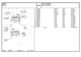 022050N1
N059Z006
21484829
1
2
3
4
5
6
7
8
9
10
11
12
13
14
15
16
18
19
20
21
22
24
25
3787203M1
022098P1
3408126M1
1875315M1
3410238M1
2801186M1
3410244M1
3410245M1
022653P3
022658P2
3408125M1
3149896M1
067210P1
3149677M1
022103P2
022081P1
022672P1
3408130M1
068136P1
3148214M1
022094P1
022085P1
X
1
1
X
X
1
1
1
1
1
1
X
1
X
1
2
1
1
1
1
1
1
1
EMBLEM EMBLEMA
DECAL CALCOMANIA
DECAL CALCOMANIA
EMBLEM EMBLEMA
DECAL CALCOMANIA
EMBLEM EMBLEMA
EMBLEM EMBLEMA
EMBLEM EMBLEMA
DECAL CALCOMANIA
DECAL CALCOMANIA
DECAL CALCOMANIA
DECAL CALCOMANIA
DECAL CALCOMANIA
DECAL CALCOMANIA
DECAL CALCOMANIA
DECAL CALCOMANIA
DECAL CALCOMANIA
DECAL CALCOMANIA
DECAL CALCOMANIA
EMBLEM EMBLEMA
DECAL CALCOMANIA
DECAL CALCOMANIA
KIT, DECAL CALCOMANIA JUEGO
EMBLEMA
DECAL
DECAL
EMBLEMA
DECAL
EMBLEMA
EMBLEMA
EMBLEMA
DECAL
DECAL
DECAL
DECAL
DECAL
DECAL
DECAL
DECAL
DECAL
DECAL
DECAL
EMBLEMA
DECAL
DECAL
CJ. DECAL
C026502 E03 12/05
(1)
Francês - Com Hidráulico
French - With Hydraulic
Francés - Con Hidraulico
100 90
Emblemas
Emblems
Emblemas
100 90
-
Menu Símbolos
 