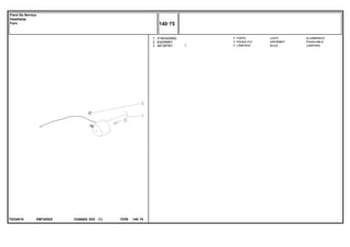 EM74Z002
T0224018
1
2
3
3146342M92
834096M1
487387M1
1
1
1
1
LIGHT ALUMBRADO
GROMMET PASACABLE
BULB LAMPARA
FAROL
PASSA-FIO
LÂMPADA
C026502 E03 12/05
(1)
140 75
Farol De Serviço
Headlamp
Faro
140 75
-
Menu Símbolos
 