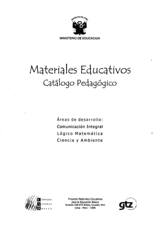 Catalogo pedagogico