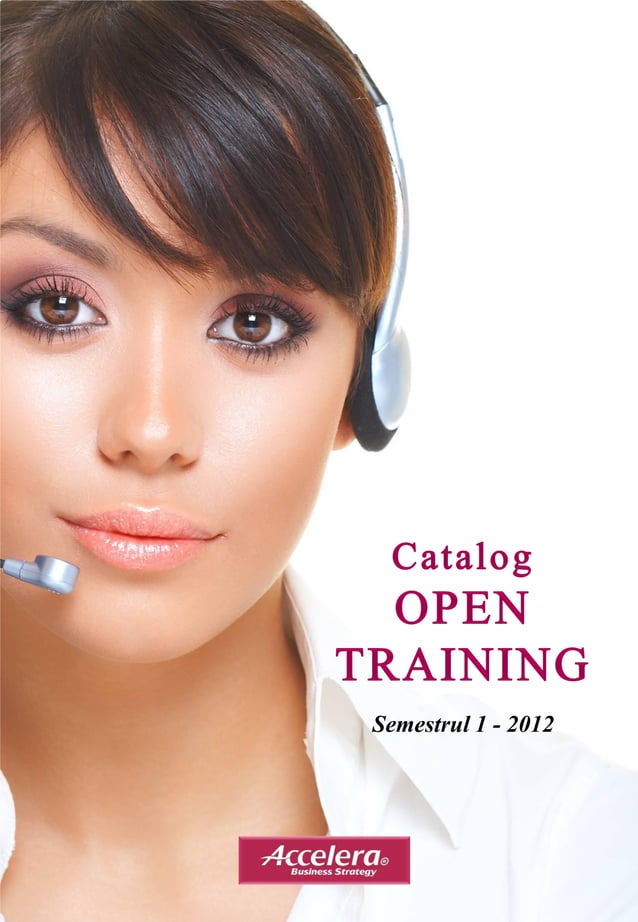 Catalog TRAINING OPEN Semestrul 1 2012 Accelera PDF