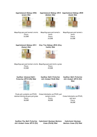 Catalogo perfumes y cosmeticos