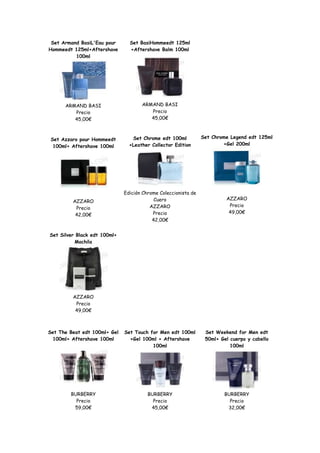 Catalogo perfumes y cosmeticos