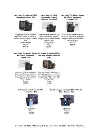 Catalogo perfumes y cosmeticos