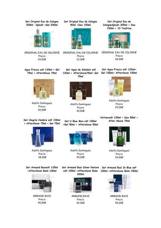 Catalogo perfumes y cosmeticos