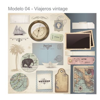 Modelo 04 - Viajeros vintage

 