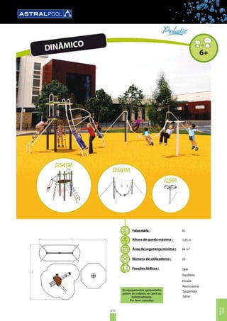 451
DINÂMICO
Os equipamentos apresentados
podem ser cotados em pack ou
individualmente.
Por favor consultar.
MOBILIÁRIO
URBANO
 