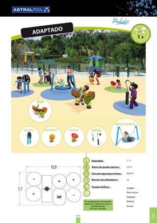 455
ADAPTADO
Os equipamentos apresentados
podem ser cotados em pack ou
individualmente.
Por favor consultar.
MOBILIÁRIO
URBANO
 