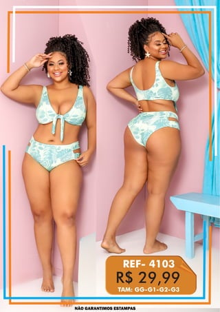 R$ 29,99
REF- 4103
NÃO GARANTIMOS ESTAMPAS
TAM: GG-G1-G2-G3
 