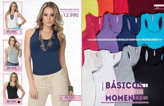 63
LYCRA ·ALGODÓN/S ·M·L·XL
$12.990
BLUSA|REF.5010
 