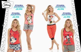 92 93
DOBLE PUNTO VISCOSA/S·M·L·XL DOBLE PUNTO VISCOSA/S·M·L·XL
A L G O D Ó N · V I S C O S A / S · M · L · X LA L G O D Ó N / S · M · L · X L
$39.990 $42.990
$42.990$42.990
·PIJAMA· ·PIJAMA·
·PIJAMA··PIJAMA·
BLUSA|REF.105074 BLUSA|REF.105081
BLUSA|REF.105091BLUSA|REF.105054
 