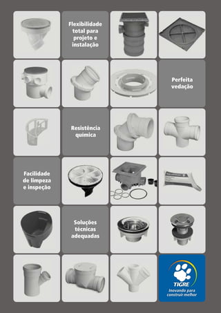 Flexibilidade
               total para
               projeto e
              instalação




                             Perfeita
                             vedação




             Resistência
              química




Facilidade
de limpeza
e inspeção




               Soluções
               técnicas
              adequadas
 