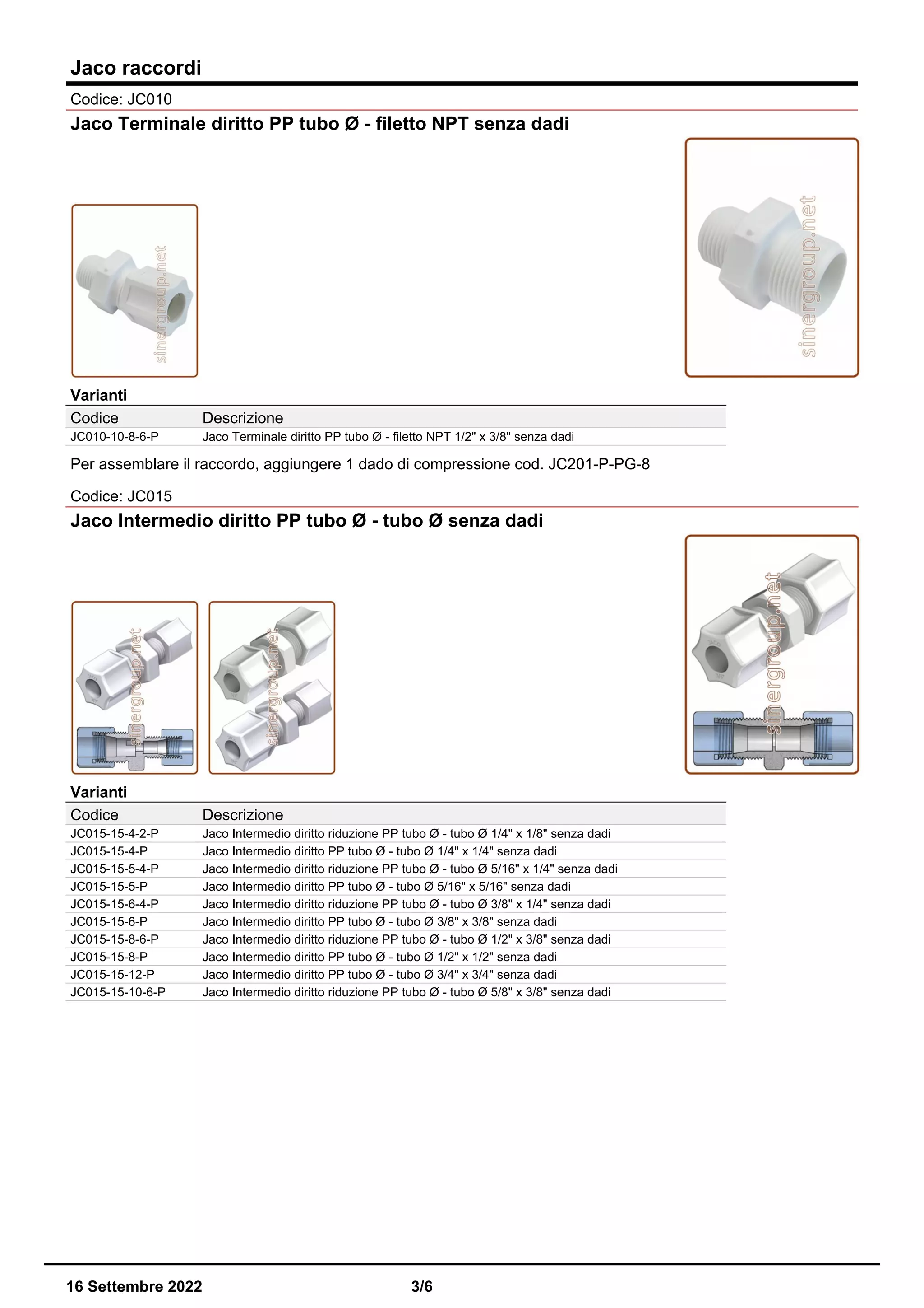MANICOTTO TENUTA O-RING X TUBO RAME 14 MM Raccordi A Compressione Per - Foto 10