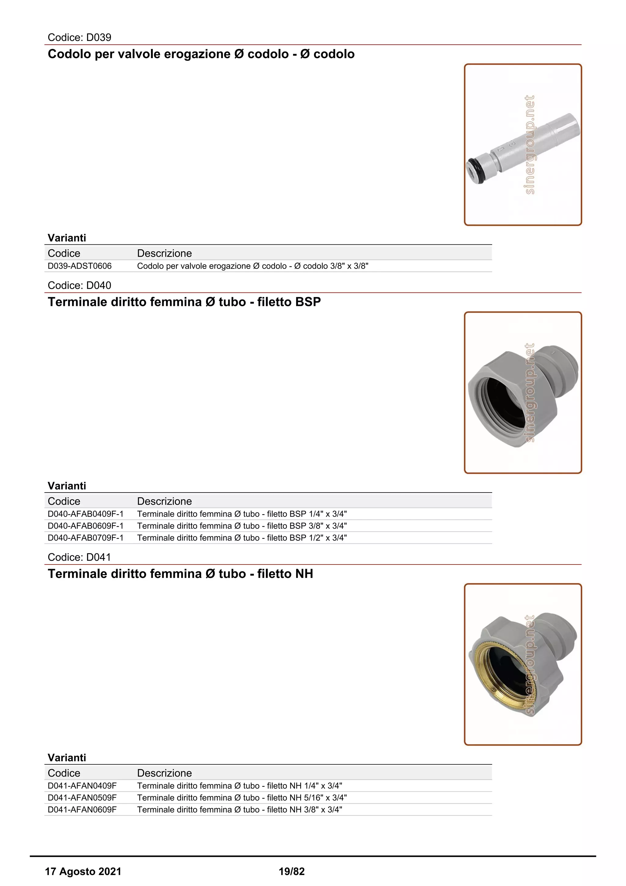 Raccordi a innesto rapido DM fit catalogo PDF Free Download