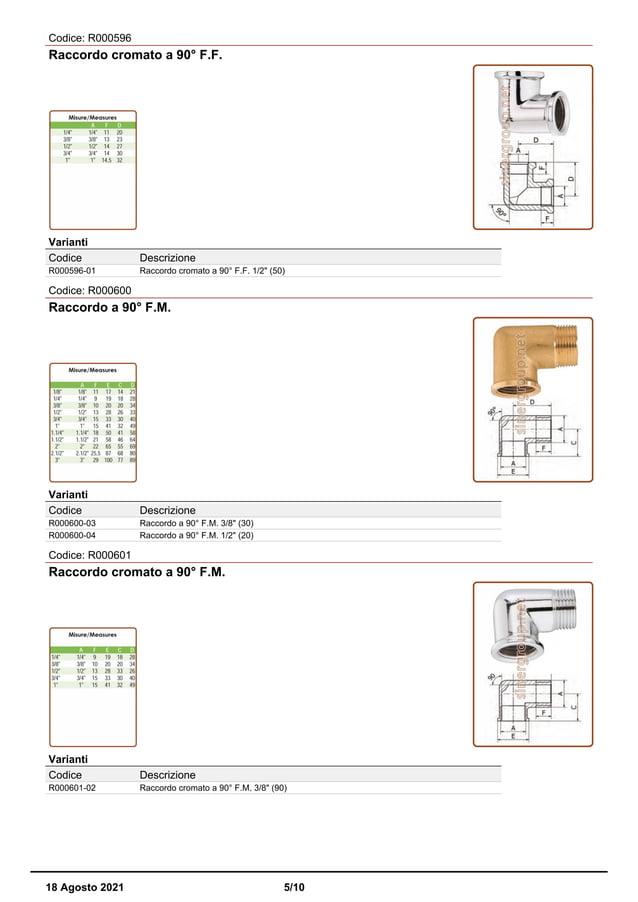 EUROTIS Raccordo Diritto Intermedio Ottone DN15 Per Csst Tfa/Tfg - A03-0001-01863 | - Forniture Idrauliche Ed Arredobagno - Foto 3