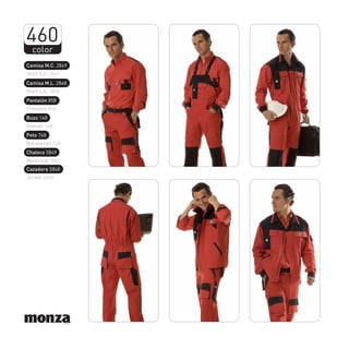 Catálogo ropa de trabajo Monza sector industria 2013