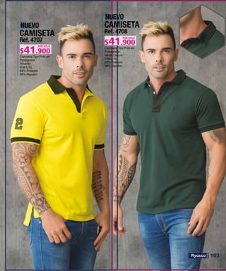 CAMISETA
Ref. 4707
S-M-L-XL
POR SOLO
NUEVO CAMISETA
Ref. 4708
S-M-L-XL
POR SOLO
NUEVO
103
 