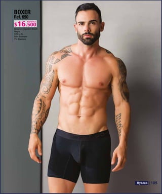 BOXER
Ref. 650
S-M-L-XL
POR SOLO
105
 